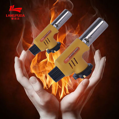 Bütan Gaz Alev Tabancası Mutfak Hızlı Ateşleme Alev Ayarı