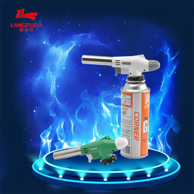 Metal Butane Flame Gun Blister Pack 1300 derece sıcaklıkta kaynak kapasitesi