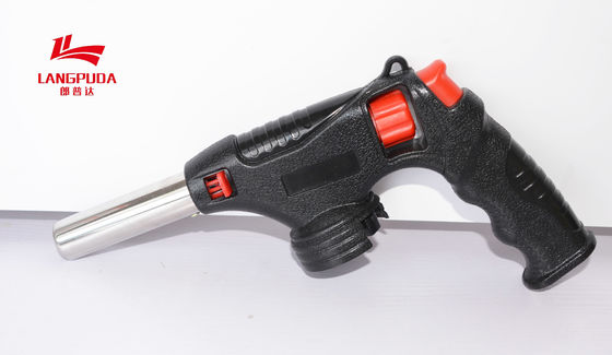 Metal Taşınabilir Kamp 22cm Bütan Gaz Meşalesi Çakmak