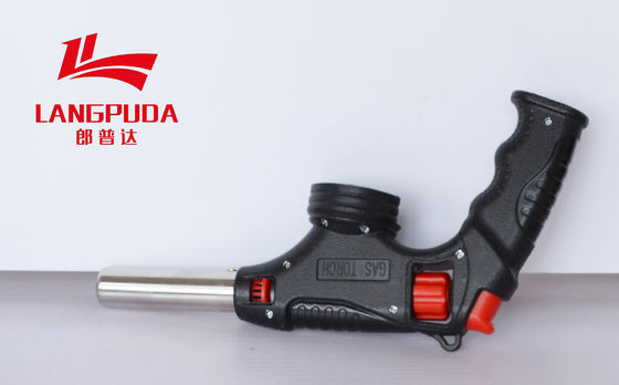 Yürüyüş için Mikro 22cm 1300 C Bütan Gaz Tabancası Meşalesi