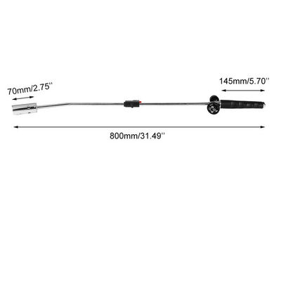 80cm Ot Yakıcı Propan Fener Isıya dayanıklı Butane Gaz Fener